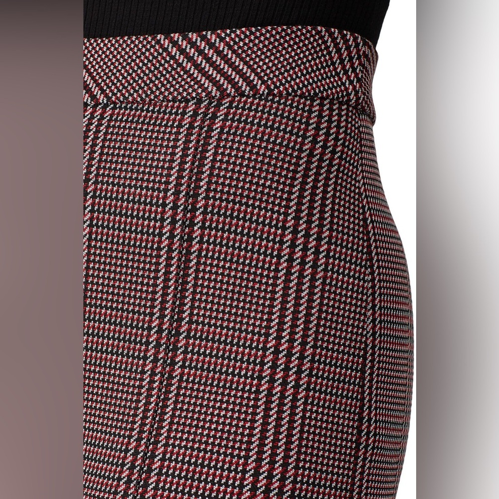 Rosetta Getty Plaid Cropped Flare Trousers - Picture 4 of 12